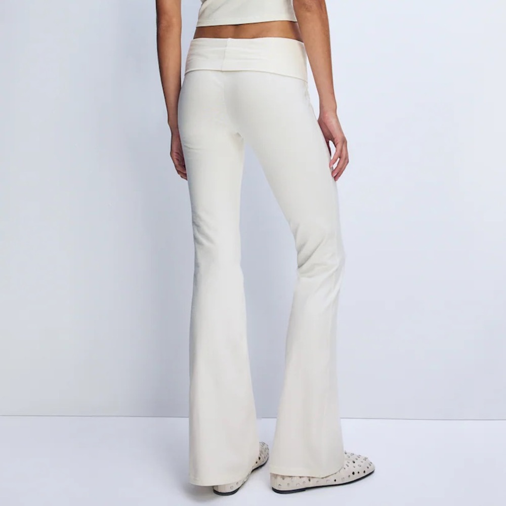 H&M Cream Flare Leggings